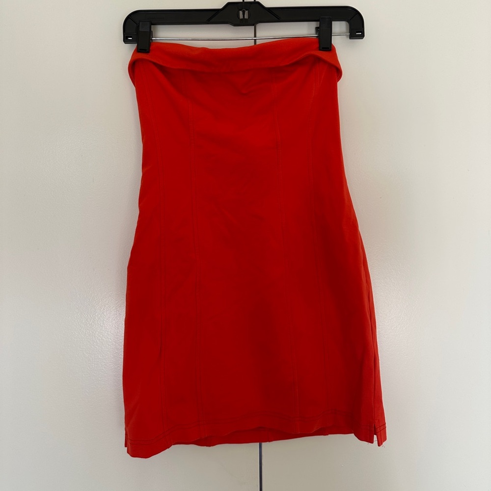 Urban Outfitters Bold Orange Mini Dress